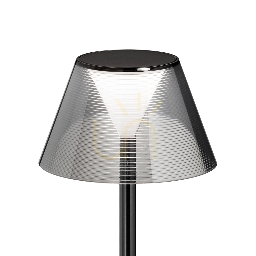 Obejrzyj Lampa stołowa Ideallux LOLITA 286716 czarna LED 1,8W IP54 ⌀12,5 cm Lampa stołowa Ideallux LOLITA 286716 czarna LED 1,8W IP54 ⌀12,5 cm