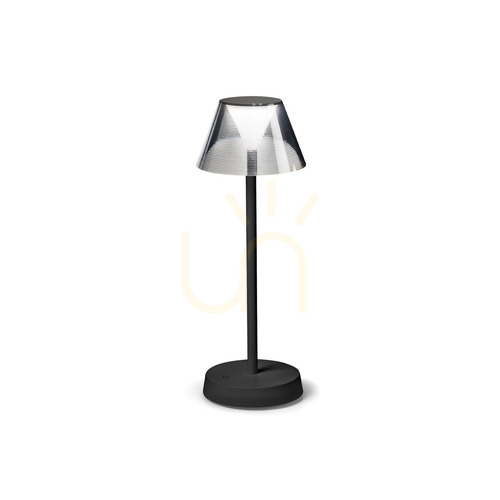 Sprawdź Lampa stołowa Ideallux LOLITA 286716 czarna LED 1,8W IP54 ⌀12,5 cm