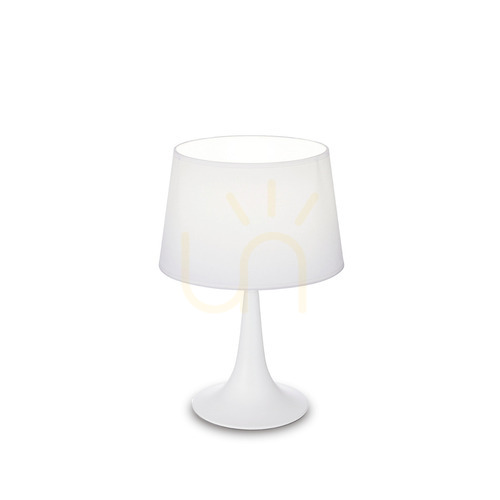Sprawdź Lampa stołowa Ideallux London biała E27 1x60W 23,5 cm 110530