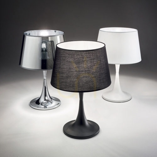 Sprawdź Lampa stołowa Ideallux London czarna E27 1x60W 23,5 cm 110554