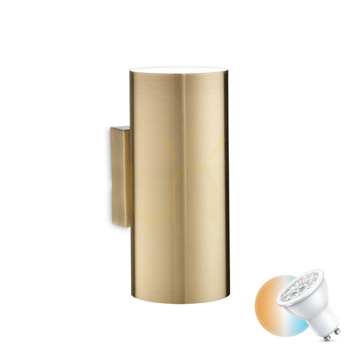 Sprawdź Kinkiet Ideallux LOOK 164823 mosiężny 2xGU10 6 cm