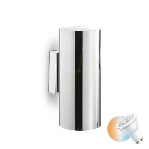 Sprawdź Kinkiet Ideallux LOOK 094182 chrom GU10 2x28W 2-punktowy