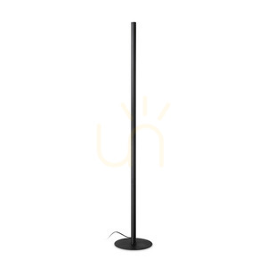 Lampa stojąca Ideallux LOOK 304915 czarna LED 24W 3000K 180 cm small 2