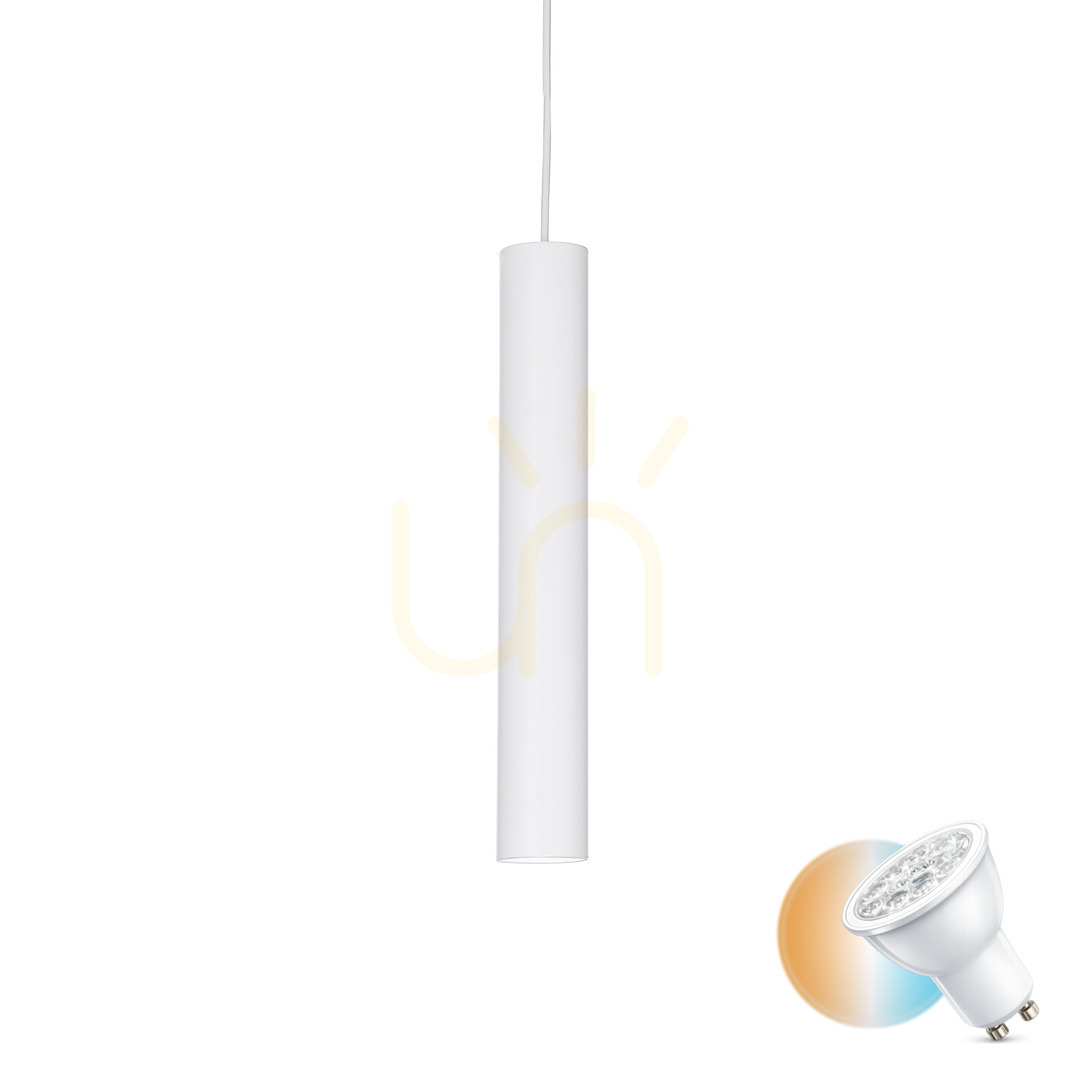 Sprawdź Lampa wisząca Ideallux LOOK 104935 biała GU10 1x28W 6 cm Lampa wisząca Ideallux LOOK 104935 biała GU10 1x28W 6 cm
