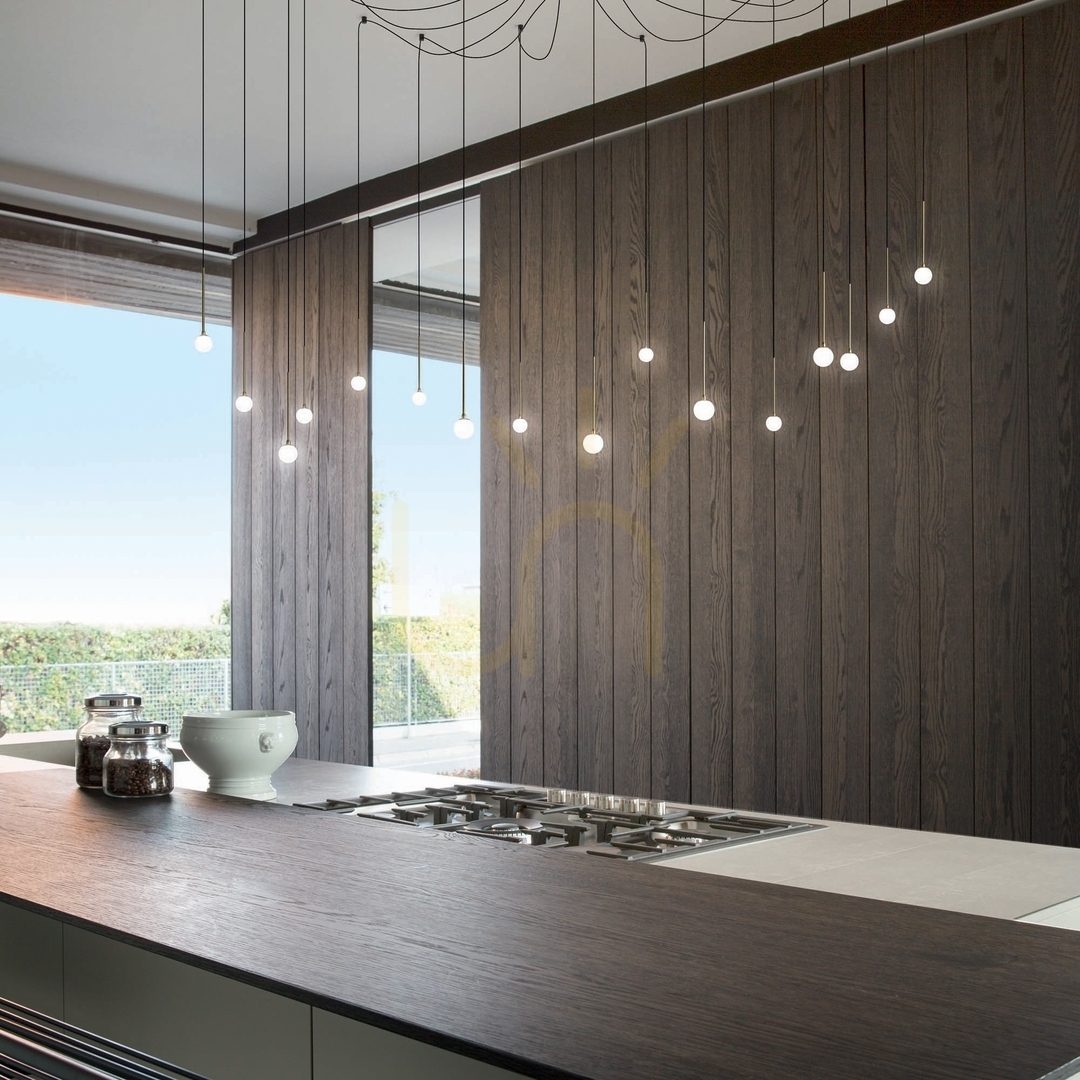 Obejrzyj Lampa wisząca Ideallux Lucciola 284019 LED 16W mosiądz szkło 20 cm Lampa wisząca Ideallux Lucciola 284019 LED 16W mosiądz szkło 20 cm