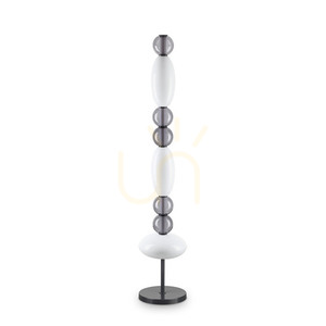 Lampa stojąca Ideallux Lumiere 314198 biała LED 58W 28x155 cm small 0