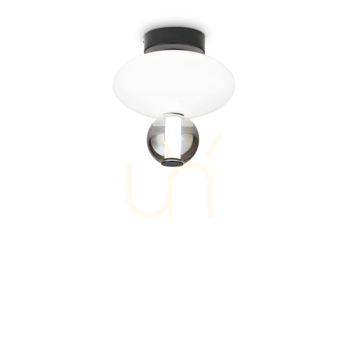 Sprawdź Plafon Ideallux Lumiere 314228 LED 18W biały szklany 28 cm