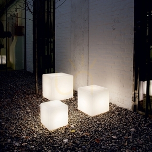Lampa zewnętrzna stojąca Ideallux Luna 191607 biała E27 60W 50 cm IP44 small 1