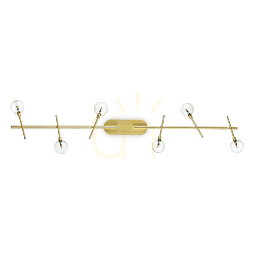 Sprawdź Plafon Ideallux Maracas 200361 mosiężny 6xG4 118 cm