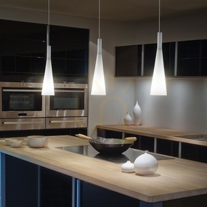 Lampa wisząca Ideallux Milk 026787 biała szklana E27 14 cm 1 Lampa wisząca Ideallux Milk 026787 biała szklana E27 14 cm small 1