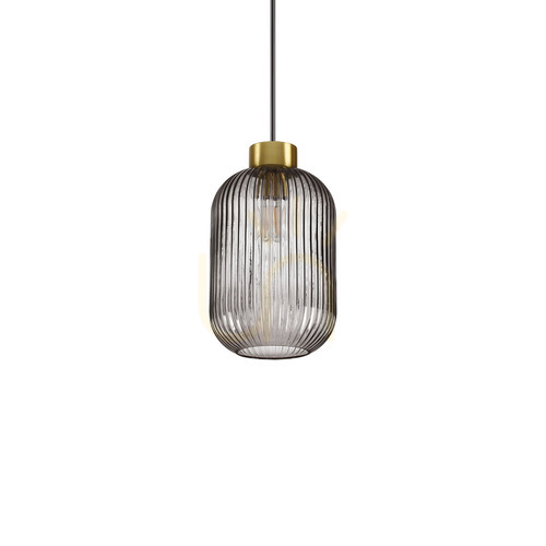 Sprawdź Lampa wisząca Ideallux MINT 237442 przydymiona szklana E27 14 cm