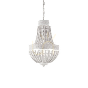 Lampa wisząca Ideallux Monet 162737 biała 5xE14 40 cm small 0