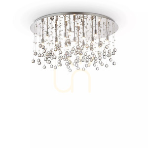 Plafon Ideallux Moonlight 082790 złoty kryształowy 15xG9 80 cm 1 Plafon Ideallux Moonlight 082790 złoty kryształowy 15xG9 80 cm small 1