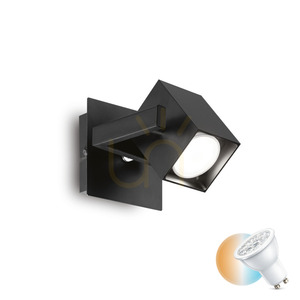 Kinkiet Ideallux Mouse czarny GU10 1x50W 073569 small 0