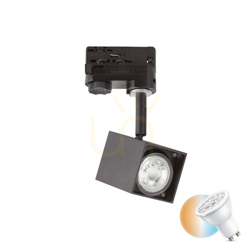Sprawdź Lampa do szynoprzewodów Ideallux Mouse 229782 czarna GU10 1x50W⌀8 cm