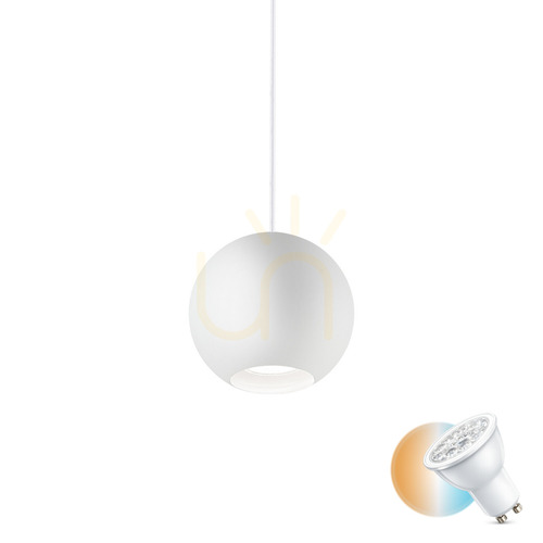 Sprawdź Lampa wisząca Ideallux MR JACK 231273 biała GU10 1x28W 15 cm