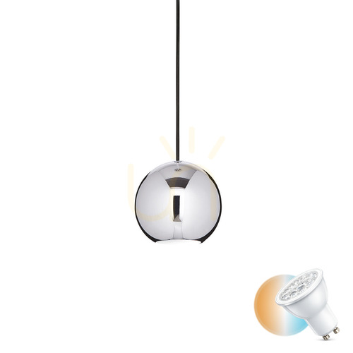 Sprawdź Lampa wisząca Ideallux MR JACK 116457 chrom GU10 1x28W 11 cm