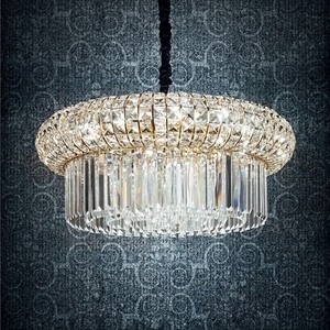 Lampa wisząca Ideallux Nabucco 237794 złota 12xE14 60 cm small 2
