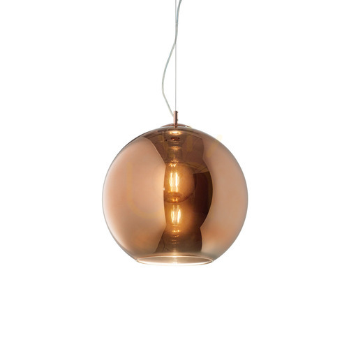 Sprawdź Lampa wisząca Ideallux NEMO miedziana szklana E27 20 cm 250328