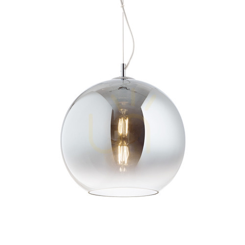 Sprawdź Lampa wisząca Ideal Lux Nemo 250359 chromowana szklana 40 cm E27