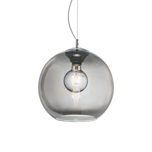Sprawdź Lampa wisząca Ideal Lux Nemo 094229 przydymiona kula E27 40 cm
