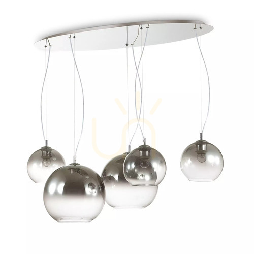 Sprawdź Lampa wisząca Ideallux NEMO 138305 chrom 5xE27 107 cm