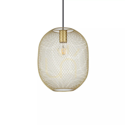 Sprawdź Lampa wisząca Ideallux NET 317267 czarna E27 1x42W 24,5 cm