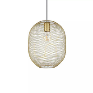 Lampa wisząca Ideallux NET 317267 czarna E27 1x42W 24,5 cm small 1