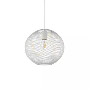 Lampa wisząca Ideallux NET 328102 biała E27 1x42W 29,5 cm 1 Lampa wisząca Ideallux NET 328102 biała E27 1x42W 29,5 cm small 1