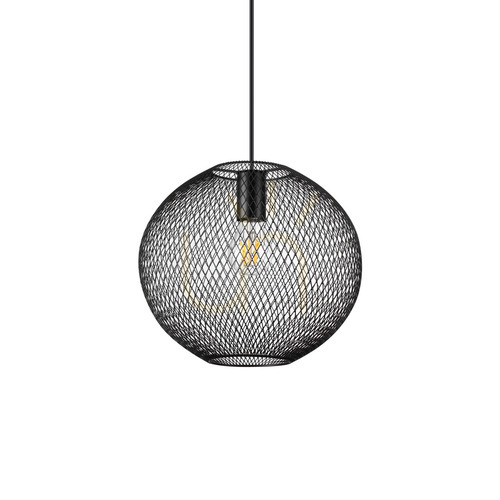 Sprawdź Lampa wisząca Ideallux NET 313788 czarna E27 1x42W 29,5 cm