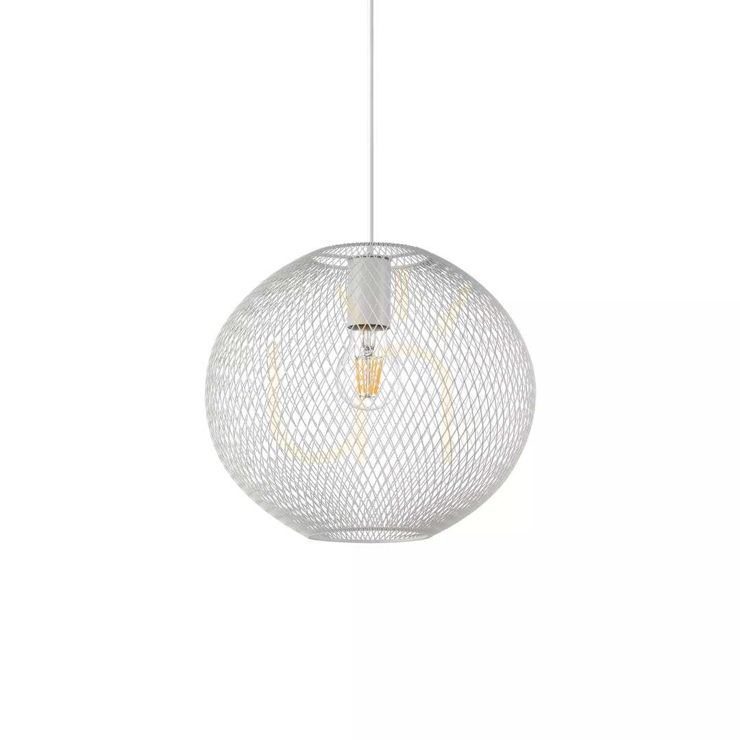 Obejrzyj Lampa wisząca Ideallux NET 313771 złota E27 1x42W 29,5 cm Lampa wisząca Ideallux NET 313771 złota E27 1x42W 29,5 cm