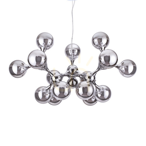 Sprawdź Lampa wisząca Ideallux Nodi chrom 15xE14 105 cm 200491
