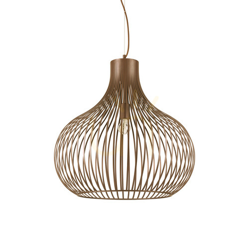 Sprawdź Lampa wisząca Ideallux Onion 205311 brązowa E27 1x60W 59,5 cm