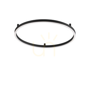 Plafon Ideallux Oracle Slim 266008 czarny LED 37W 3000K 70 cm small 0