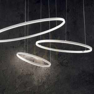 Lampa wisząca Ideallux Oracle Slim biała LED 29W 3000K 50 cm 229461 1 Lampa wisząca Ideallux Oracle Slim biała LED 29W 3000K 50 cm 229461 small 1