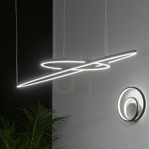 Lampa wisząca Ideallux Oracle Slim 304427 czarna LED 42W 90 cm 3000K 2 Lampa wisząca Ideallux Oracle Slim 304427 czarna LED 42W 90 cm 3000K small 2