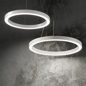 Lampa wisząca Ideallux Oracle 211398 LED 33W biała 60 cm small 2
