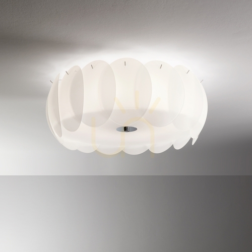 Sprawdź Kinkiet Ideallux Ovalino biały szklany 2xE27 38 cm 038025