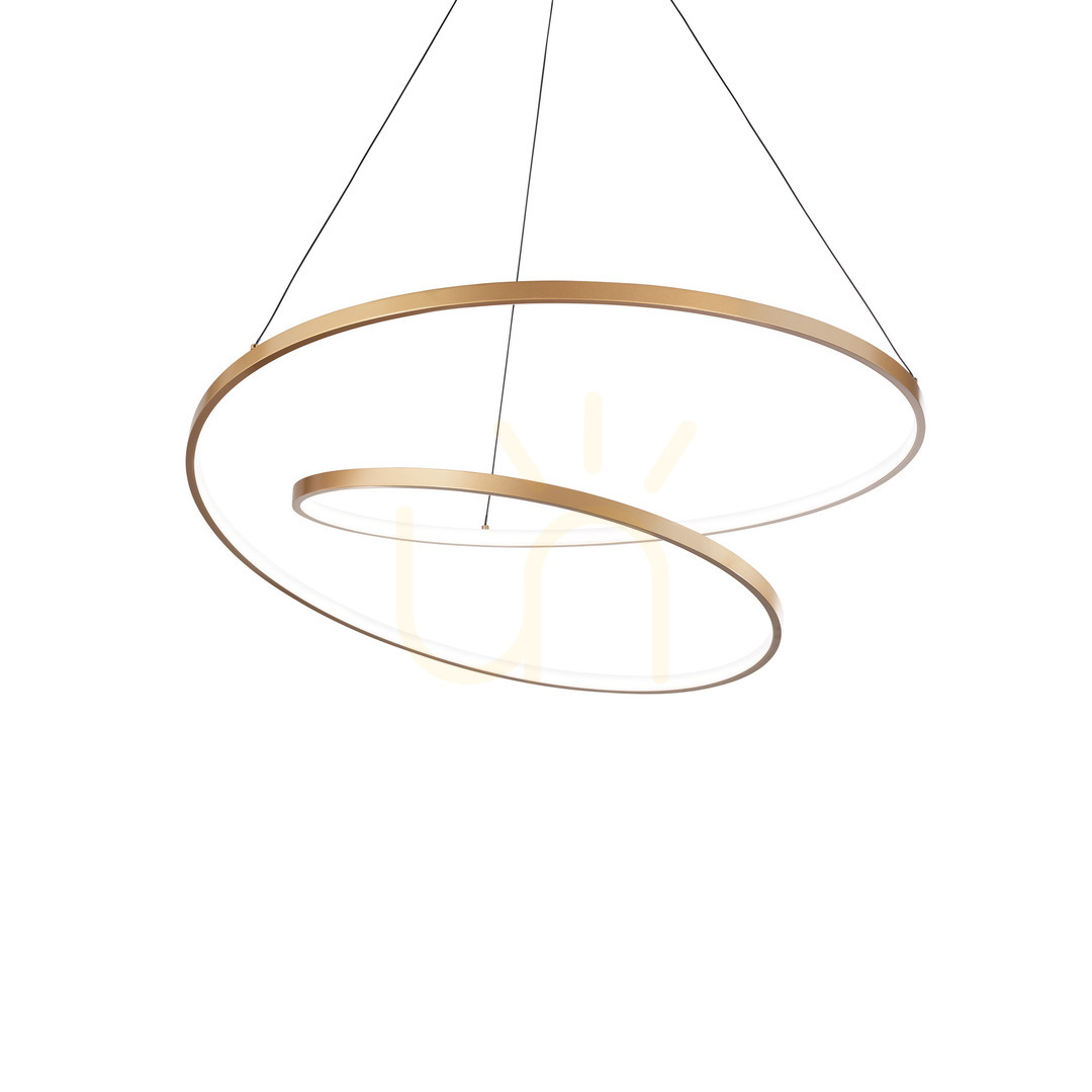 Sprawdź Lampa wisząca Ideallux OZ 304564 mosiądz LED 48W 3000K 60 cm Lampa wisząca Ideallux OZ 304564 mosiądz LED 48W 3000K 60 cm