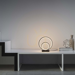 Lampa stołowa Ideallux OZ 269498 LED 22W mosiężna 3000K 28 cm small 1