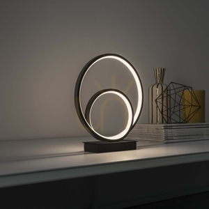 Lampa stołowa Ideallux OZ 269498 LED 22W mosiężna 3000K 28 cm small 3