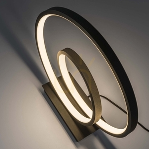Lampa stołowa Ideallux OZ 269498 LED 22W mosiężna 3000K 28 cm small 4