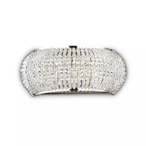 Kinkiet złoty kryształowy Ideallux Pasha 082288 3xG9 25,5 cm small 2