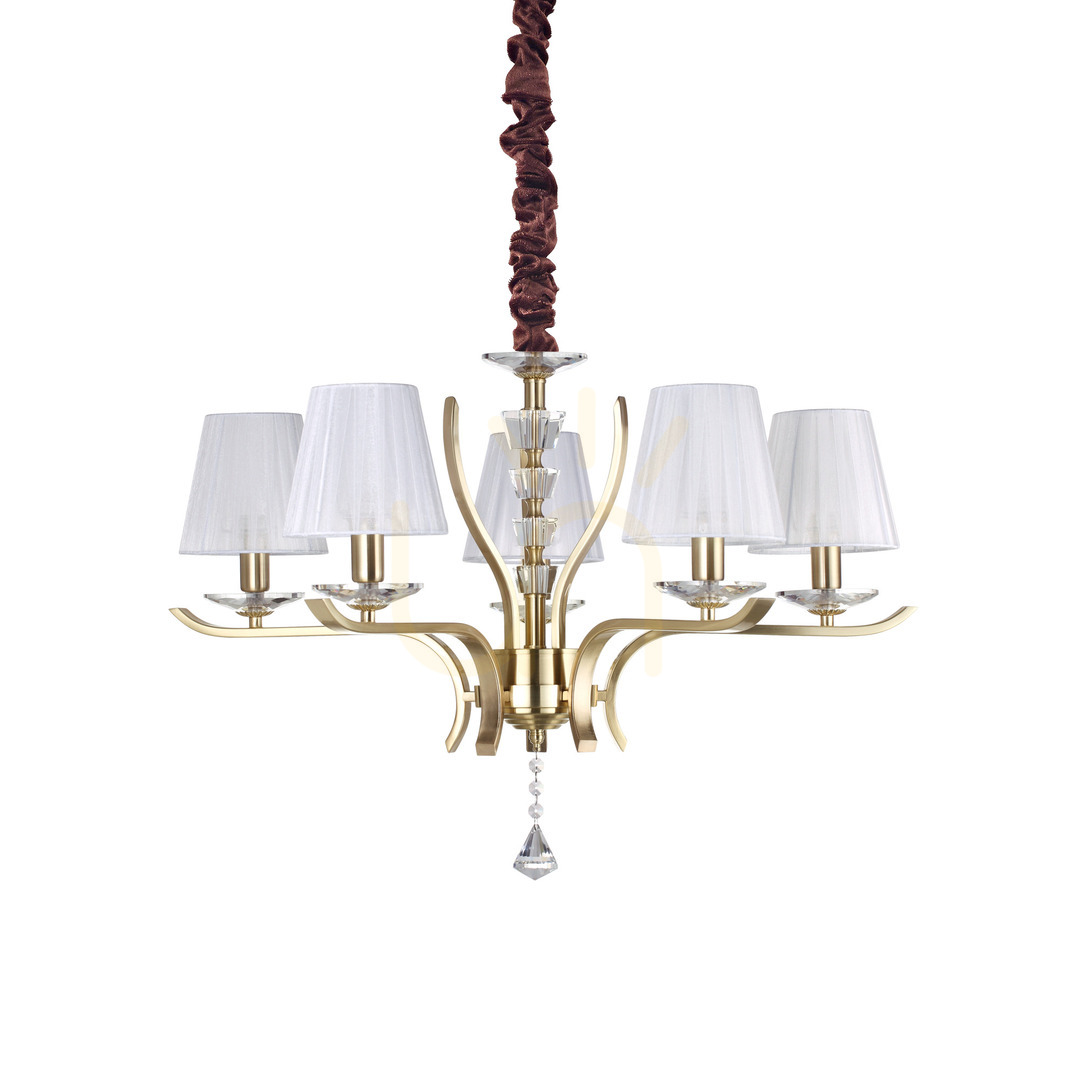 Sprawdź Lampa wisząca Ideallux Pegaso 197722 mosiężna 5xE14 72 cm Lampa wisząca Ideallux Pegaso 197722 mosiężna 5xE14 72 cm