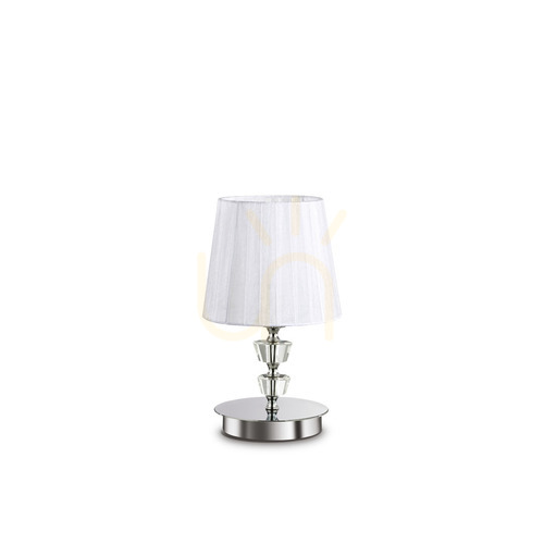Sprawdź Lampa stołowa Ideallux Pegaso biała E14 1x28W 18 cm 059266