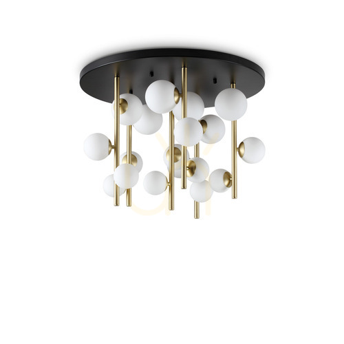 Sprawdź Plafon Ideallux PERLAGE 328393 biały G9 18-punktowy 70 cm