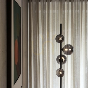 Lampa stojąca Ideallux Perlager bursztynowa 4xG9 164 cm 317816 small 3