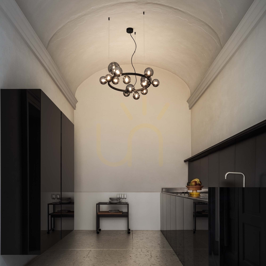 Zobacz Lampa wisząca Ideallux PERLAGE 322773 bursztynowa 11xG9 73 cm Lampa wisząca Ideallux PERLAGE 322773 bursztynowa 11xG9 73 cm