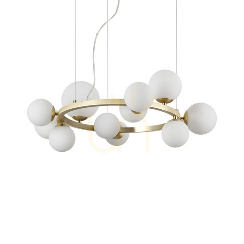 Sprawdź Lampa wisząca Ideallux PERLAGE 283807 biała 11xG9 73 cm