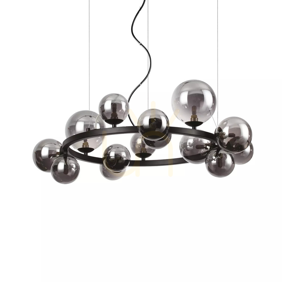 Zobacz Lampa wisząca Ideallux PERLAGE 322797 bursztynowa 14xG9 85 cm Lampa wisząca Ideallux PERLAGE 322797 bursztynowa 14xG9 85 cm
